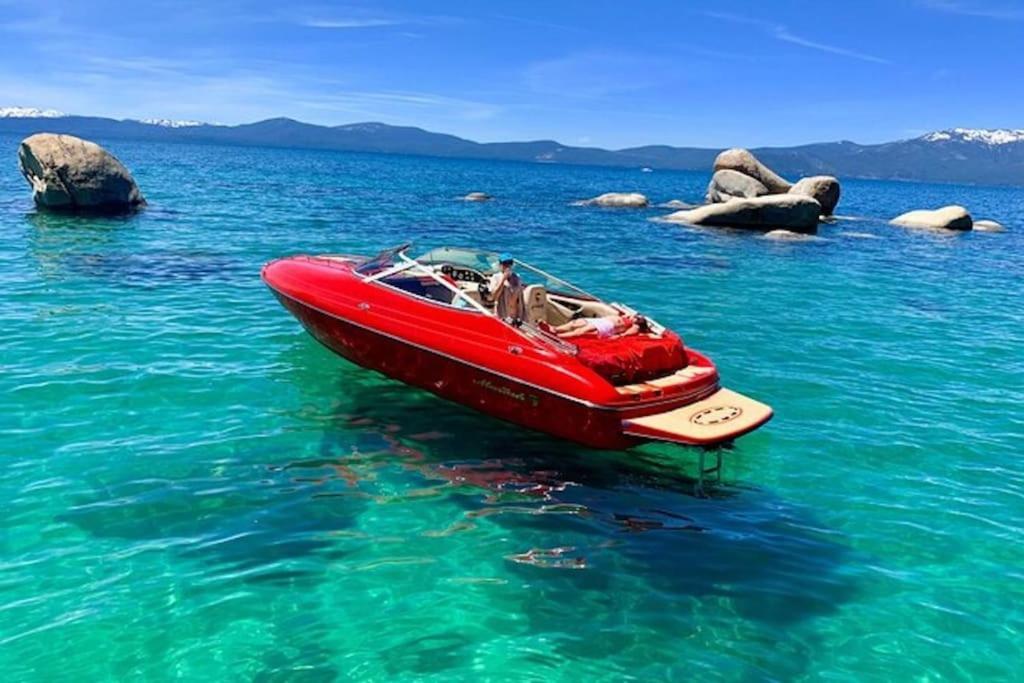 Lake Views, Pet-Friendly Cabin With Hot-Tub In King'S Beach Kings Beach Ngoại thất bức ảnh